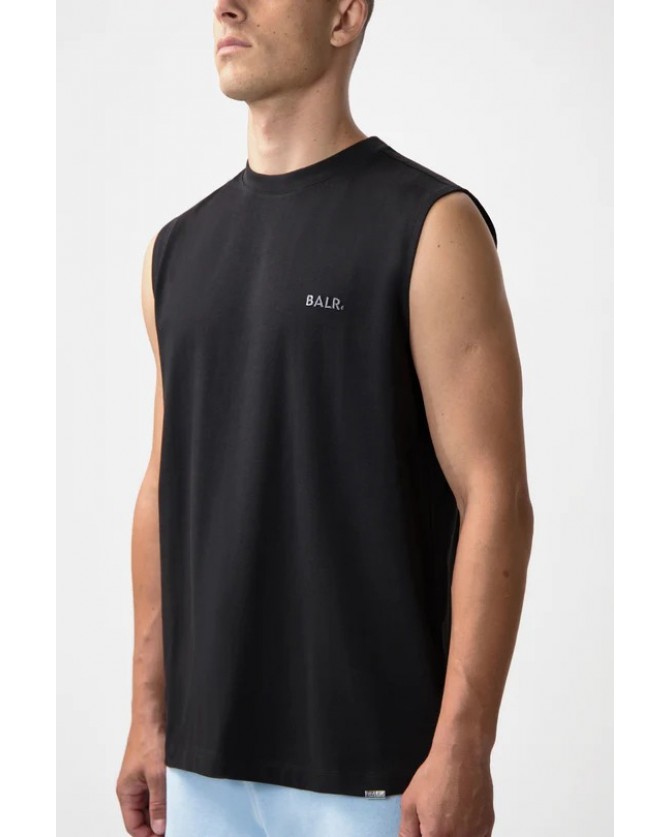 T-shirt BALR. Μαύρο B1113.1004.102-Jet Black