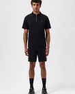 Polo t-shirt BALR. Μαύρο B1122.1040.102-Jet Black
