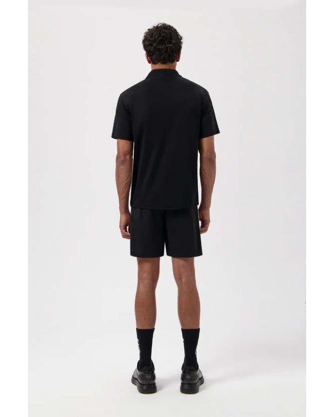 Polo t-shirt BALR. Μαύρο B1122.1040.102-Jet Black