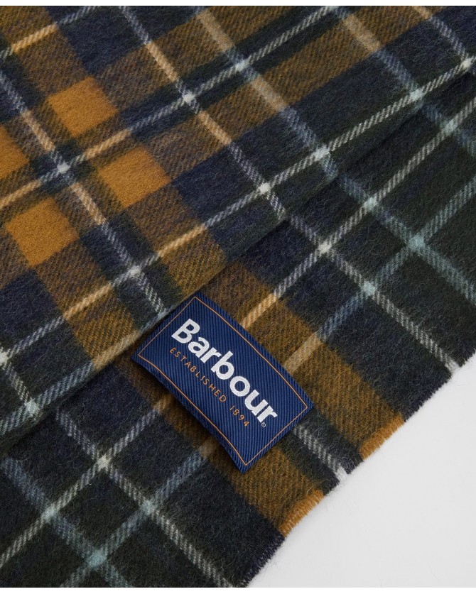 Κασκόλ Barbour Κίτρινο καρό USC0137-BRGN92.2