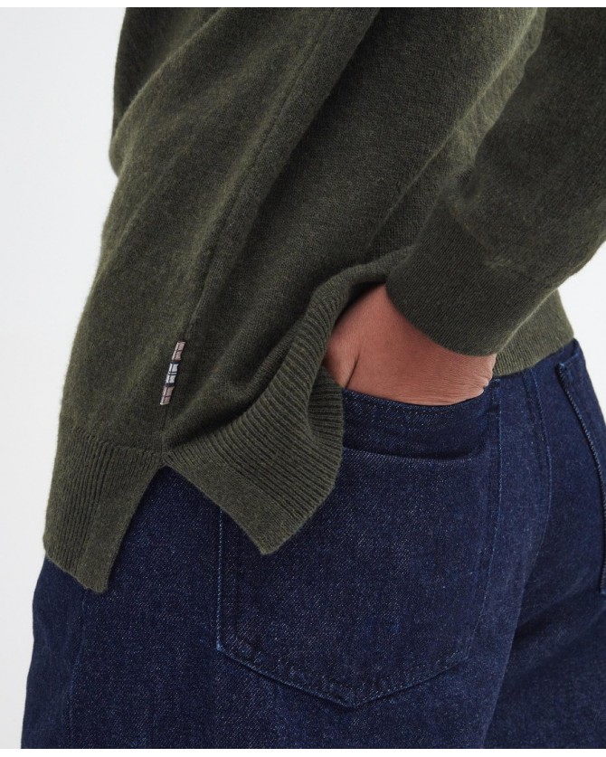 Πλεκτό Barbour Λαδί LKN1075-BROL54.6