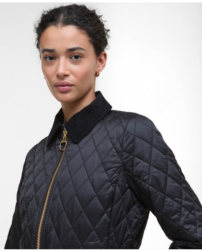 Μπουφάν Barbour Μαύρο LQU1765-BRBK91.3