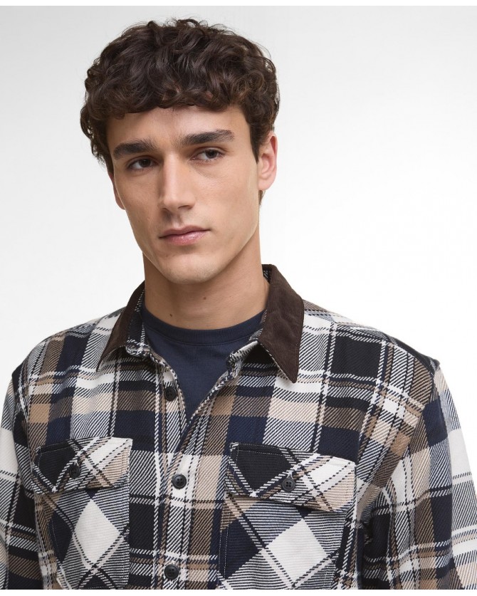 Πουκάμισο Barbour Εκρού καρό MSH5646-BRNY91