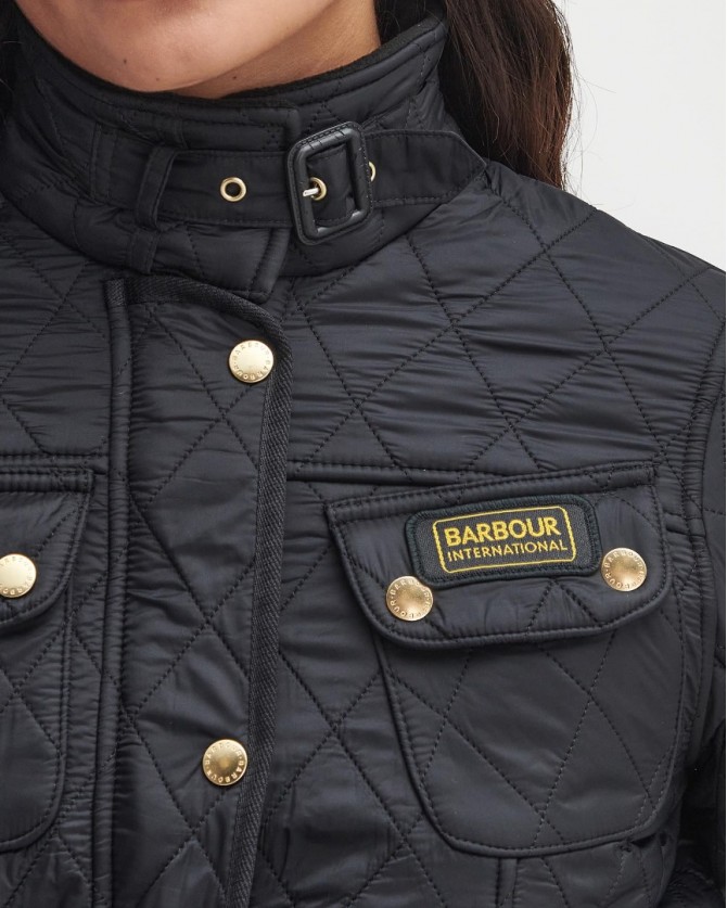 Μπουφάν Barbour Μαύρο LQU0030-BIBK91.2