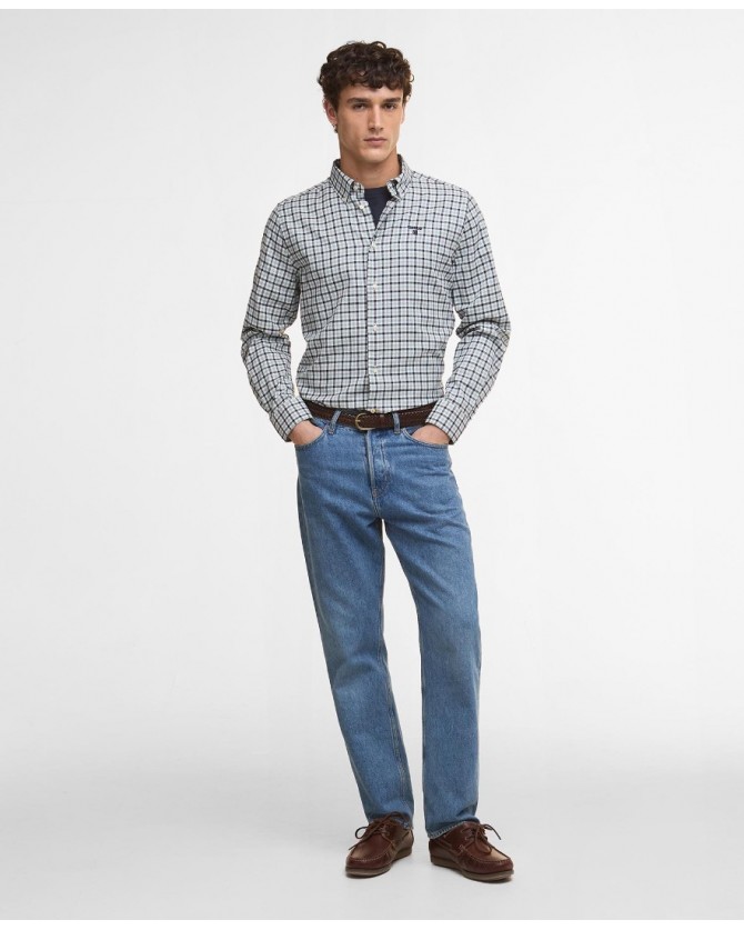 Πουκάμισο καρό Barbour Σιέλ MSH5242-BRBU14