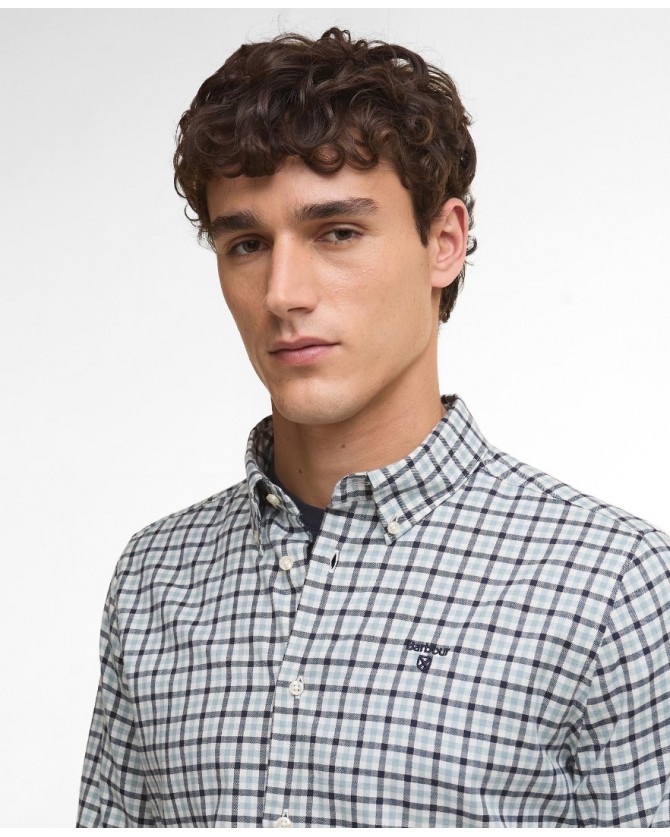 Πουκάμισο καρό Barbour Σιέλ MSH5242-BRBU14