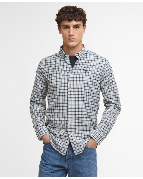 Πουκάμισο καρό Barbour Σιέλ MSH5242-BRBU14