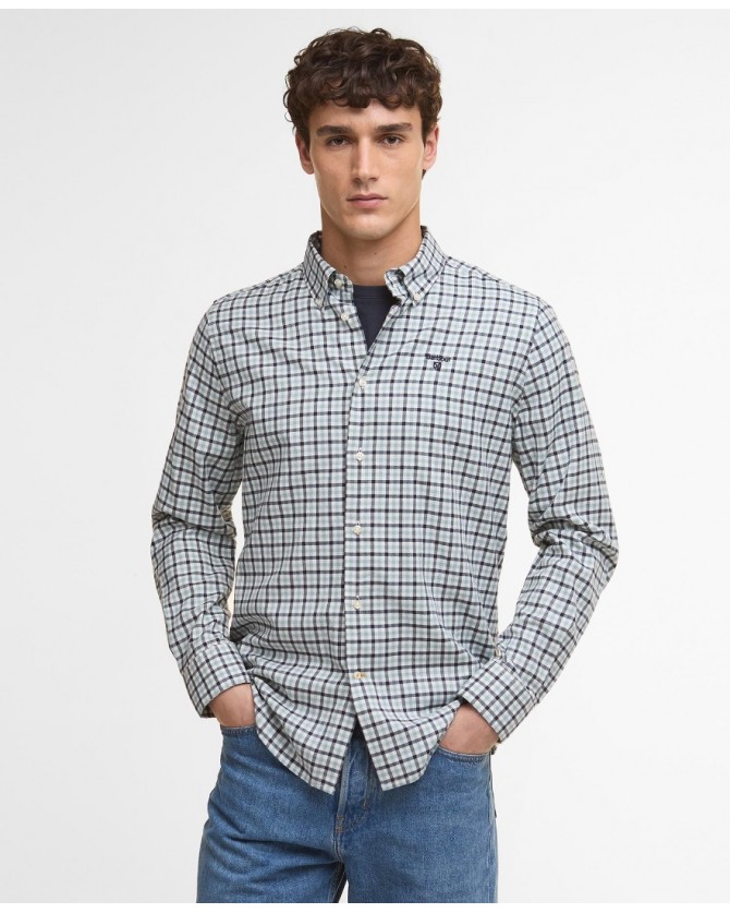 Πουκάμισο καρό Barbour Σιέλ MSH5242-BRBU14