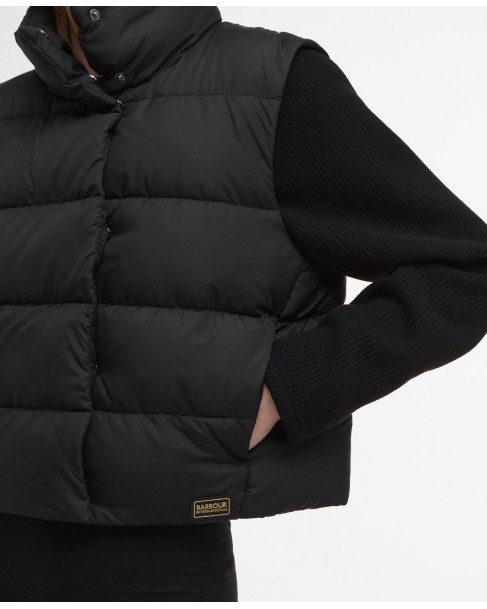 Μπουφάν-ζακέτα Barbour Μαύρη LQS0061-BIBK11