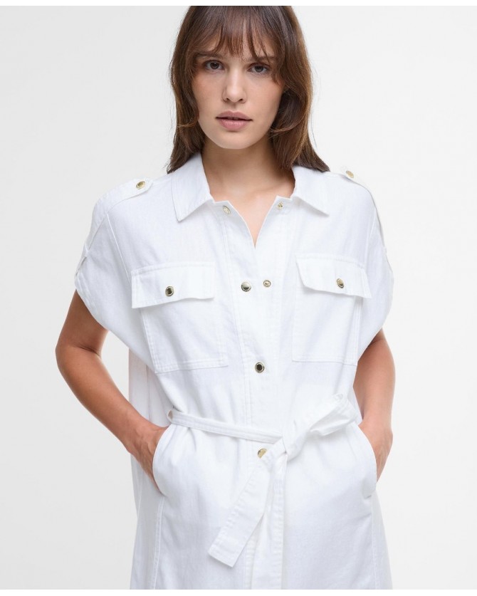 Φόρεμα Barbour Λευκό LDR0887-BIWH11
