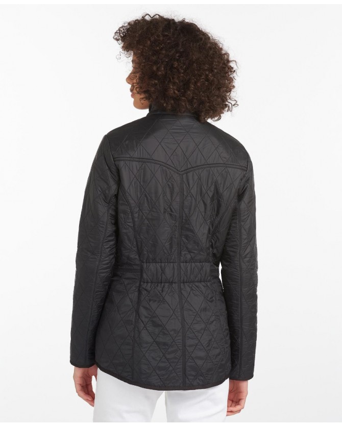 Μπουφάν Barbour Μαύρο Barbour Cavalry Polarquilt Jacket LQU0087-BRBK91