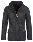 Μπουφάν Barbour Μαύρο Barbour Cavalry Polarquilt Jacket LQU0087-BRBK91