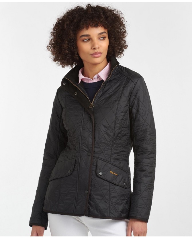 Μπουφάν Barbour Μαύρο Barbour Cavalry Polarquilt Jacket LQU0087-BRBK91
