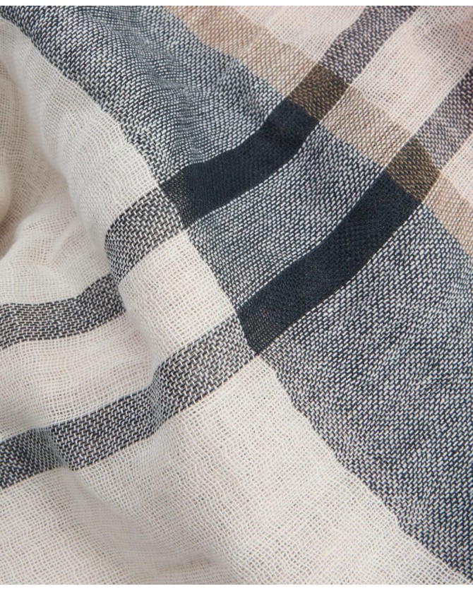 Φουλάρι Barbour Εκρού LSC0442-BRPI75.5