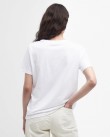 T-shirt γυναικείο Barbour Λευκό βαμβακερό LTS0635-BRWH11