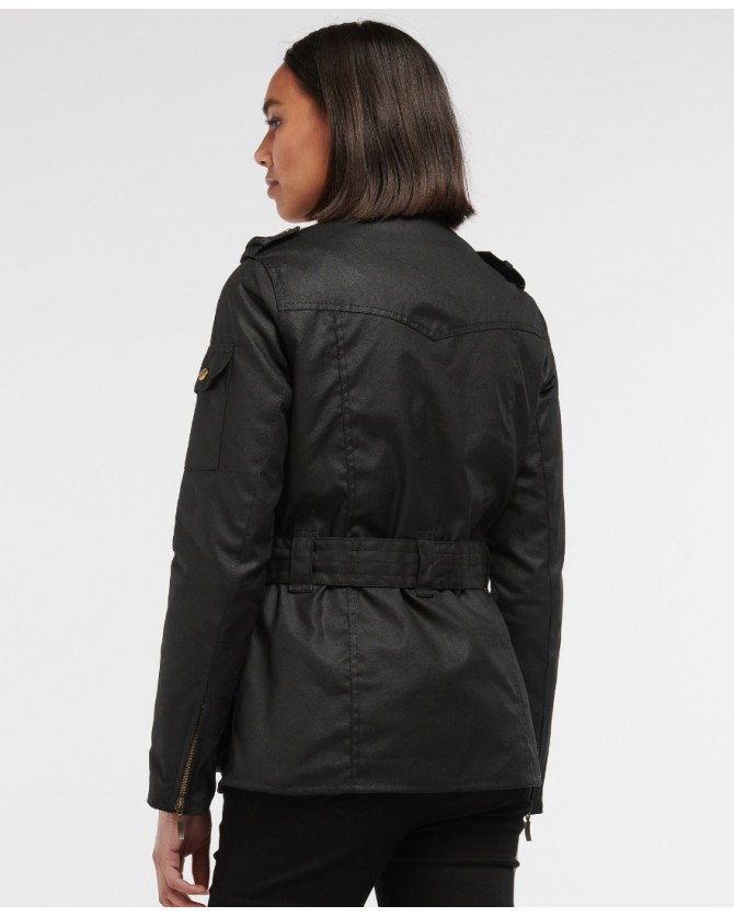 Μπουφάν κερωμένο Barbour Μαύρο LWX0003-BIBK51