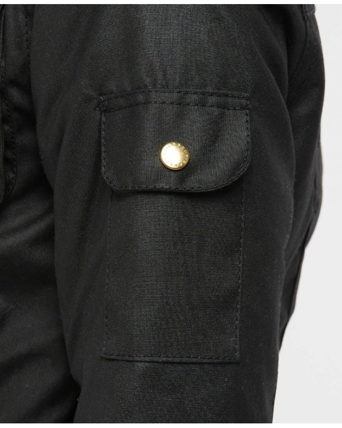 Μπουφάν κερωμένο Barbour Μαύρο LWX0003-BIBK51