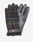 Γάντια δερμάτινα Barbour Λαδί Barbour Newbrough Tartan Gloves MGL0051-BRTN11
