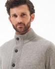 Ζακέτα πλεκτή Barbour Γκρι-Μπεζ MKN0731-BRST16 STONE