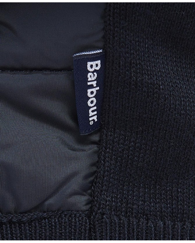 Ζακέτα Barbour Σκούρο μπλε Barbour Carn Baffle Zip Thru Sweater MKN1104-BRNY91