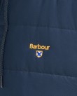 Μπουφάν-Ζακέτα Barbour Σκούρο μπλε Barbour Society Quilted Sweatshirt MQS0042-BRNY51