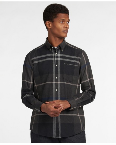 Πουκάμισο Barbour καρό Γκρι MSH4980-BRGY38