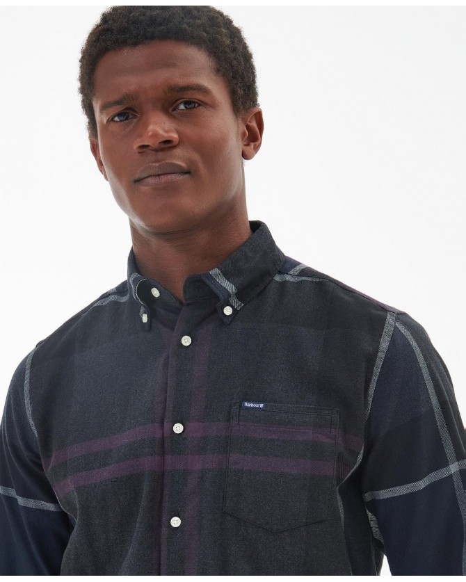 Πουκάμισο Barbour καρό Μπλε Barbour Dunoon Tailored Shirt-BRTN17