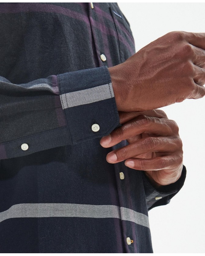 Πουκάμισο Barbour καρό Μπλε Barbour Dunoon Tailored Shirt-BRTN17