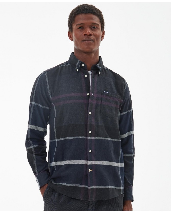 Πουκάμισο Barbour καρό Μπλε Barbour Dunoon Tailored Shirt-BRTN17