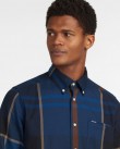 Πουκάμισο καρό Barbour Σκούρο μπλε Dunoon Tailored Shirt MSH4980-BRTN54