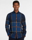 Πουκάμισο καρό Barbour Σκούρο μπλε Dunoon Tailored Shirt MSH4980-BRTN54