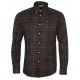 Πουκάμισο Barbour Λαδί Barbour Hemd Wetheram Tailored MSH4982-BRTN11