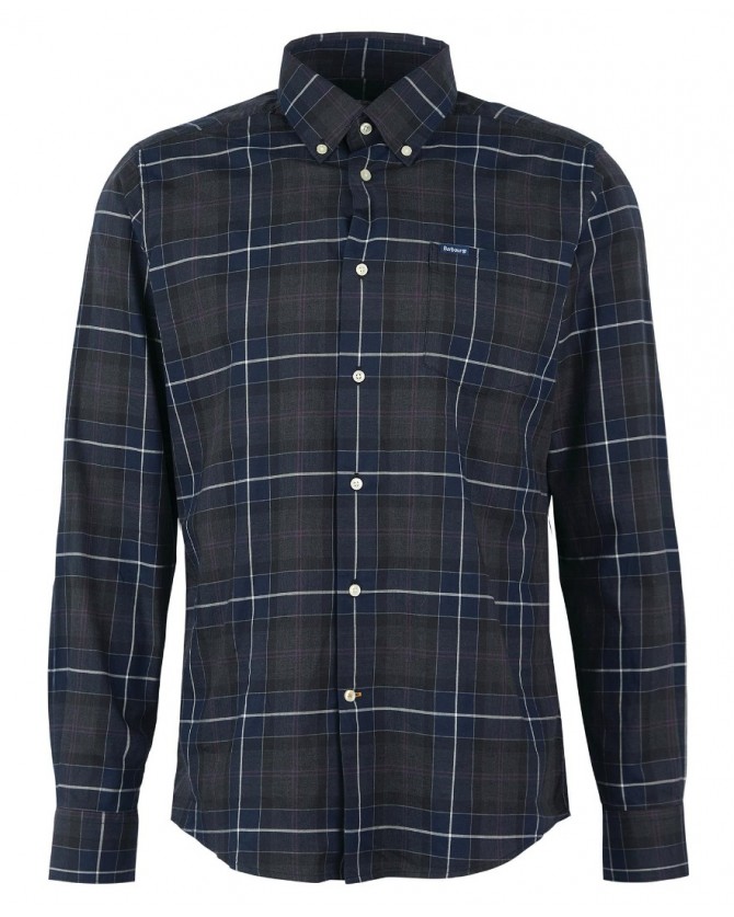 Πουκάμισο Barbour καρό Μπλε Barbour Wetheram Tailored Shirt MSH4982-BRTN17