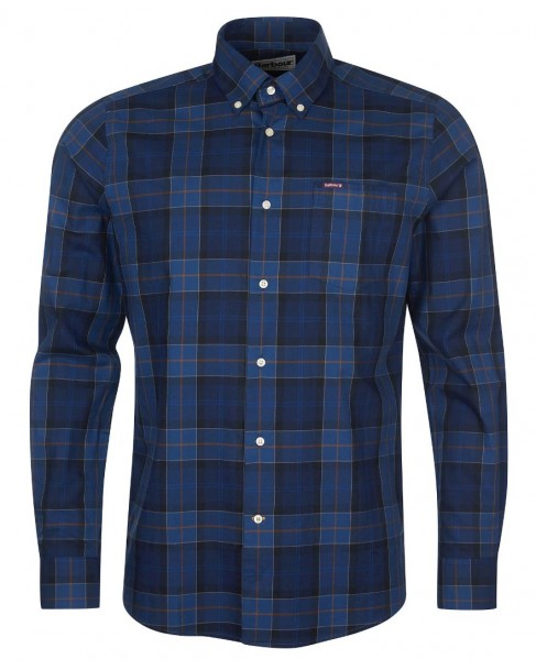 Πουκάμισο Barbour καρό Μπλε Wetherham Tailored Shirt MSH4982-BRTN54