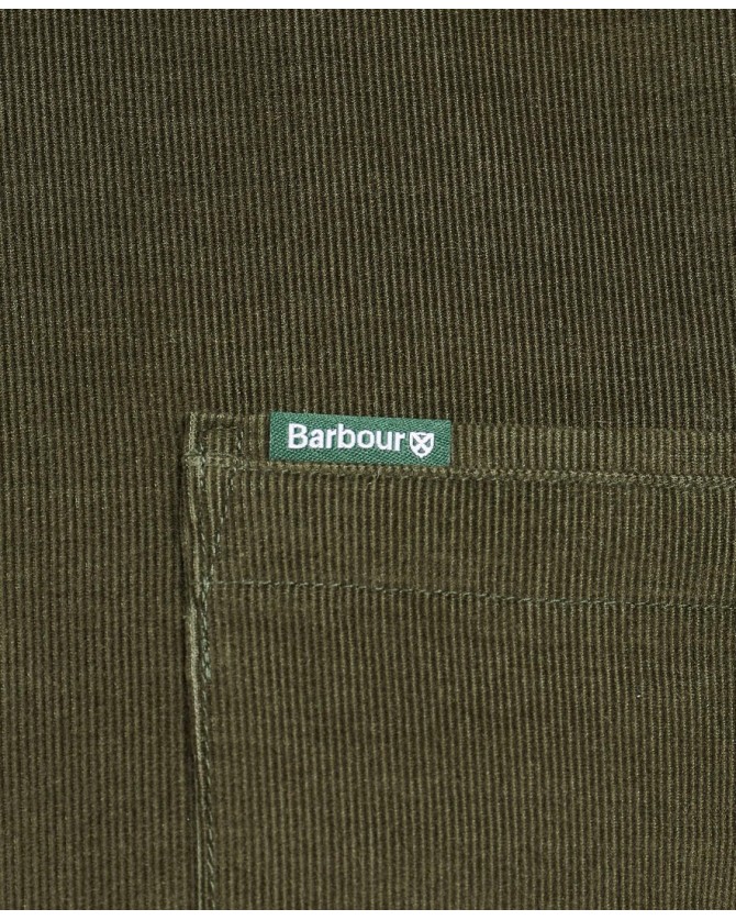 Πουκάμισο Barbour Κοτλέ Λαδί Ramsey Tailored Shirt MSH5001-BRGN91