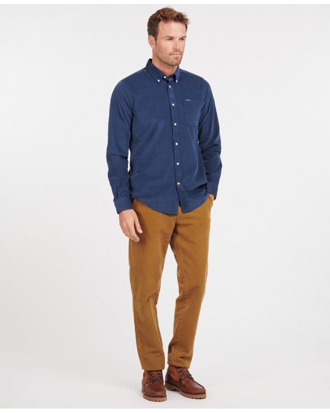 Πουκάμισο κοτλέ Barbour Μπλε Barbour Ramsey Tailored Shirt MSH5001-BRNY38