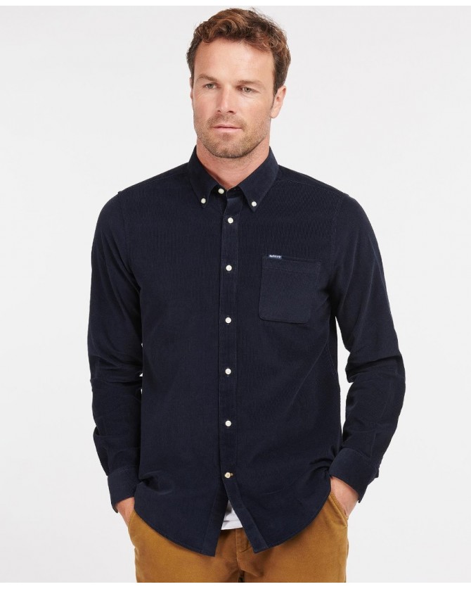 Πουκάμισο Barbour κοτλέ Σκούρο μπλε Ramsey Tailored Shirt  MSH5001-BRNY91