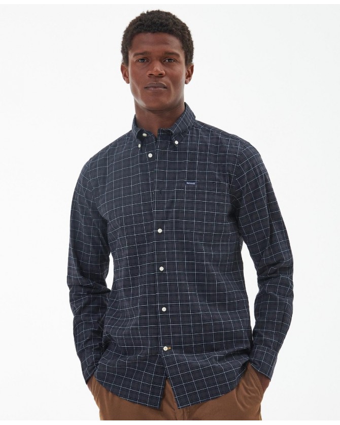 Πουκάμισο καρό Barbour Σκούρο μπλε MSH5023-BRTN17