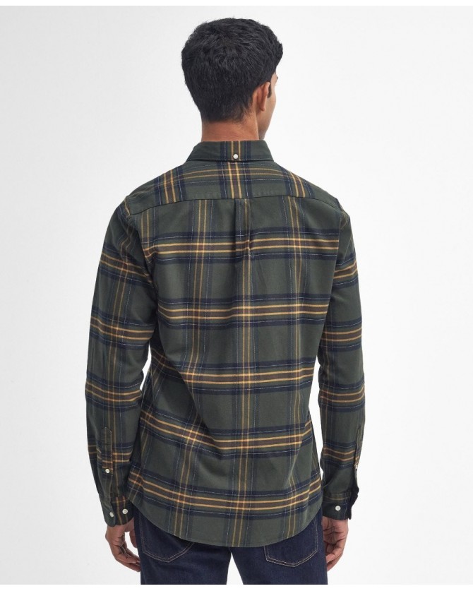 Πουκάμισο καρό Barbour Λαδί MSH5035-BROL51