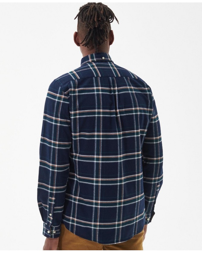 Πουκάμισο Barbour καρό Σκούρο μπλε Barbour Ronan Tailored Check Shirt MSH5037-BRBL53