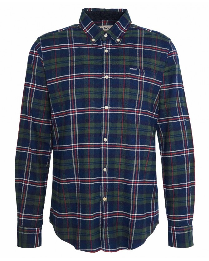 Πουκάμισο Barbour καρό Σκούρο μπλε MSH5037-BRBL91