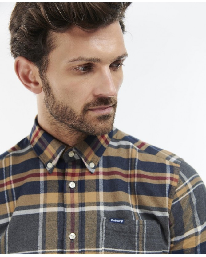 Πουκάμισο over Barbour Καρό Barbour Ronan Tailored Check Shirt Γκρι MSH5037-BRGY52