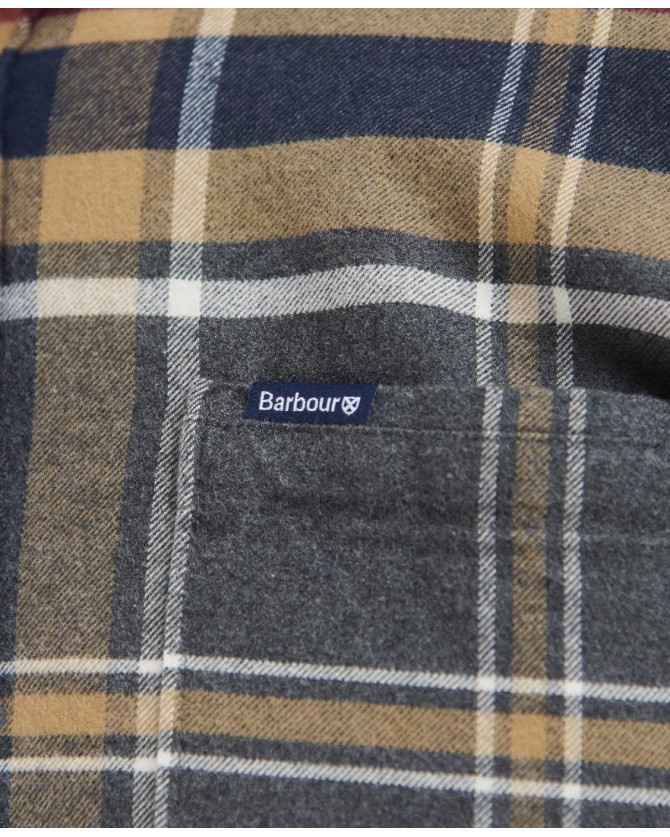 Πουκάμισο over Barbour Καρό Barbour Ronan Tailored Check Shirt Γκρι MSH5037-BRGY52