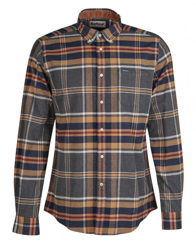 Πουκάμισο over Barbour Καρό Barbour Ronan Tailored Check Shirt Γκρι MSH5037-BRGY52
