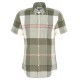 Πουκάμισο ανδρικό κοντομάνικο Barbour Λαδί Βαμβακερό Douglas Short-Sleeved Tailored Shirt MSH5077-BRTN24