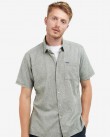 Πουκάμισο κοντομάνικο Barbour Λαδί Barbour Nelson Short Sleeve Summer Shirt MSH5093-BROL31