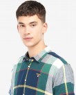 Πουκάμισο κοντομάνικο Barbour Πράσινο-Γκρι Barbour Marvin Tartan Shirt MSH5285-BRTN36