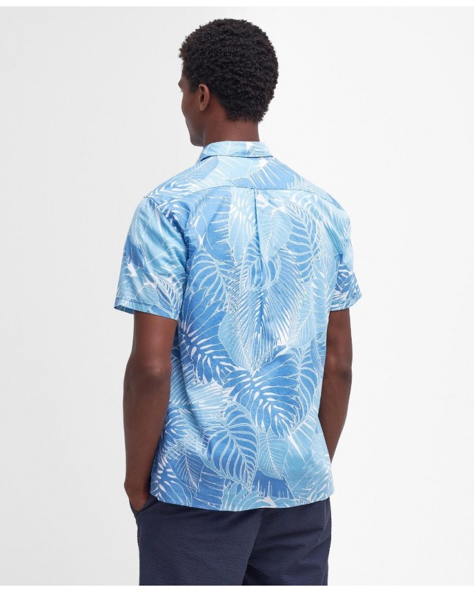 Πουκάμισο κοντομάνικο Barbour Σιέλ MSH5287-BRBL33