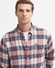 Πουκάμισο ανδρικό Barbour Ροζ καρό Laneskin Tailored Shirt  βαμβακερό MSH5296-BRPI55.1