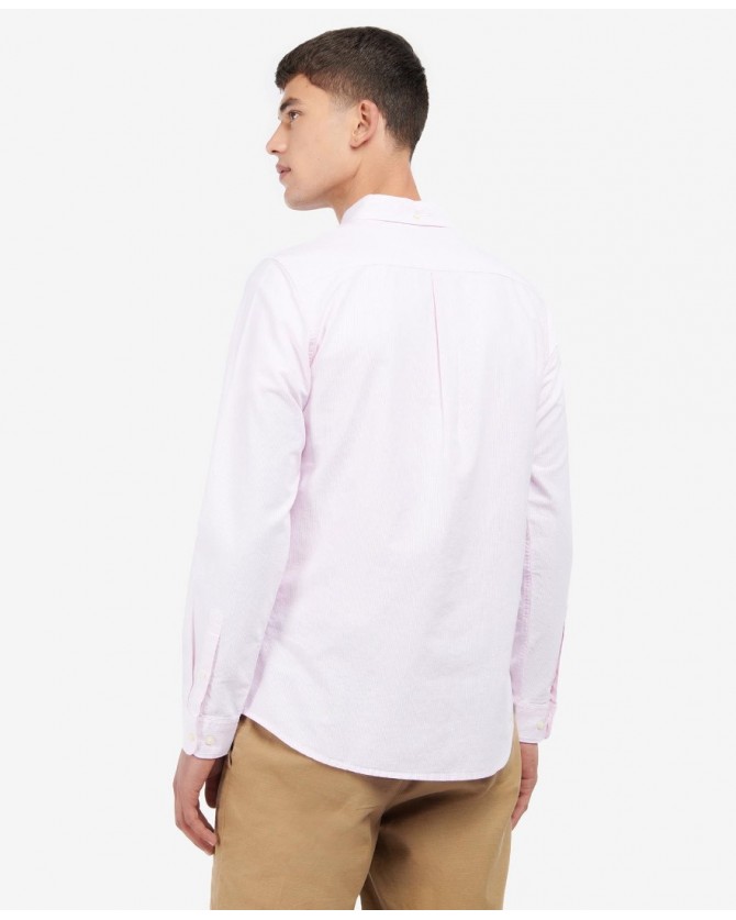 Πουκάμισο ριγέ Barbour Ροζ Barbour Striped Oxford Tailored Shirt MSH5303-BRPI51